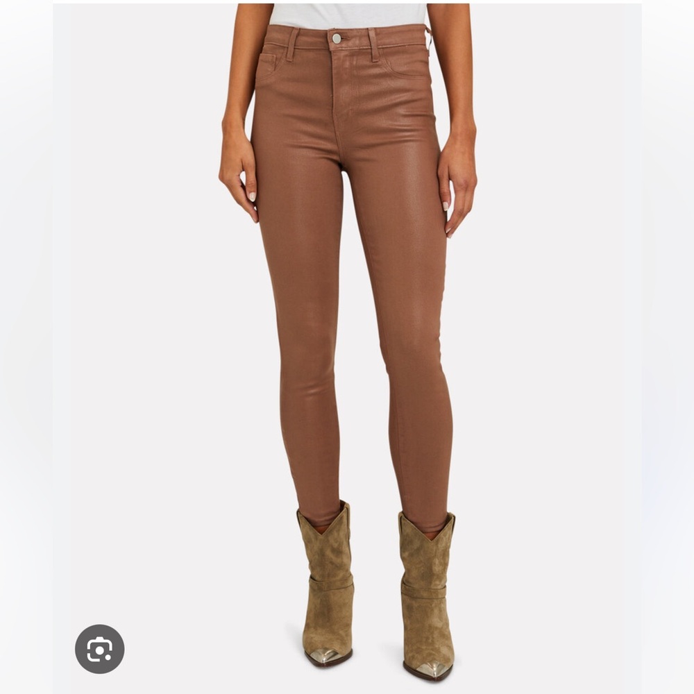 L’Agence Margot Coated Skinny Jeans